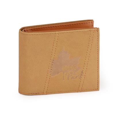 Logo Spark Bifold Camel Men's Wallet, Simple, Slim, Embossed, Kids, Boys,