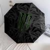Monster Energy pattern, automatic folding umbrella, portable and foldable design, 8 ribs, a Christmas or birthday gift.