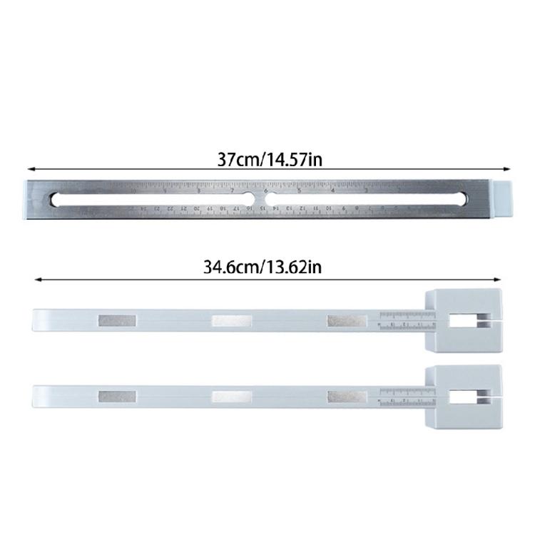 Multifunctional Cabinet Slide Jig Tool with Extendable Rail & Not Slip Grips Positioning Tool for Precise Alignment