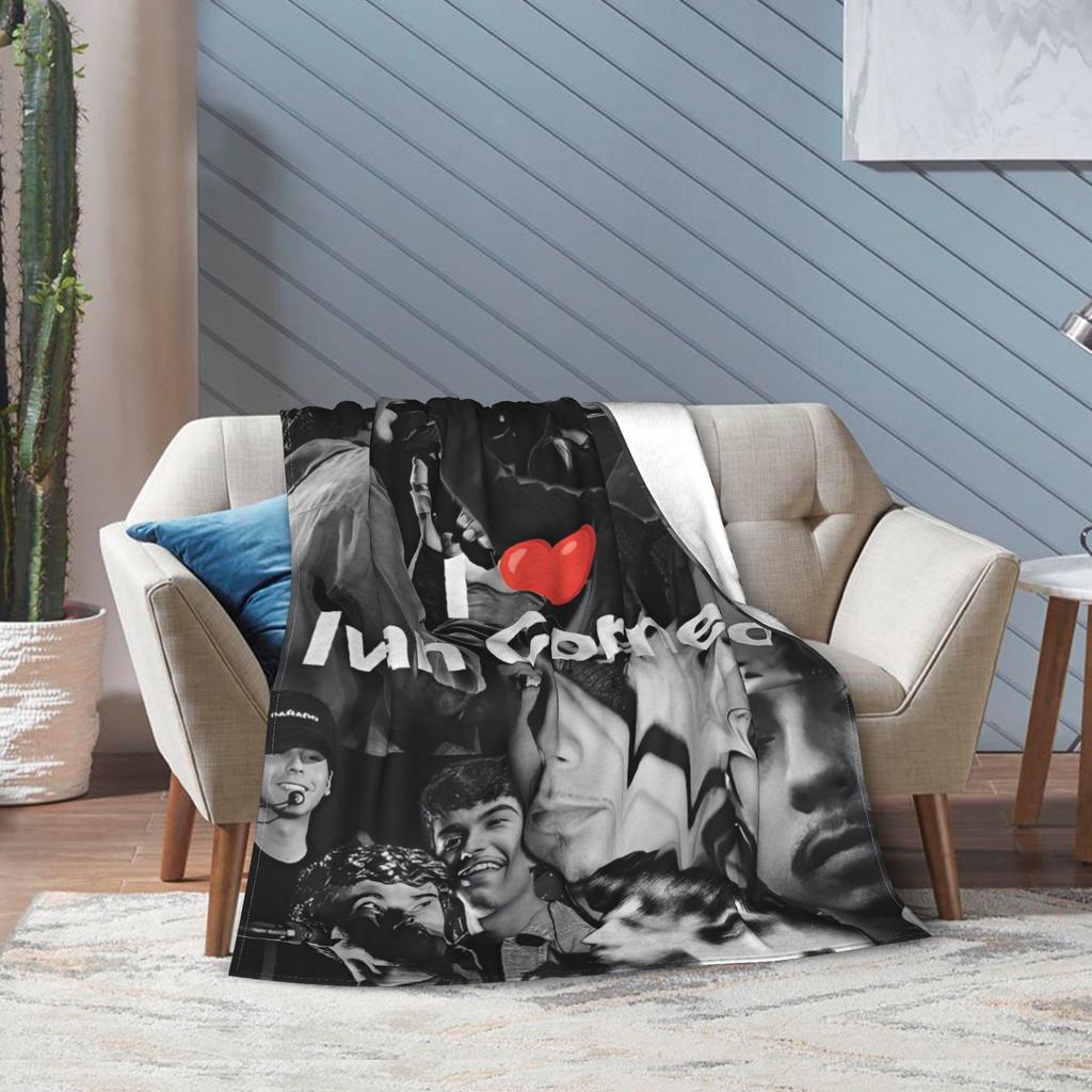 Ivan Cornejo Singer Blanket Multiple Sizes Soft Fuzzy Plush Throw Blankets for Sofa Couch and Bed