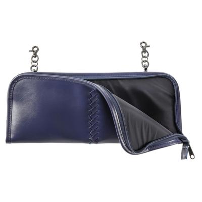 YOUTA Folding Umbrella Bag Leather and Waterproof Made In Navy Case, Attachable, Fabric, Japan,