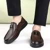 Fashion Men's Spring Luxury Brand Loafers Soft Sole Comfortable Dress Shoes Mens Slip On BusinessShoes Fashion Leather Casual Shoes