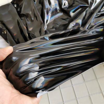 100*150cm Glänzend PU Kunstleder Stoff Weiches Vinyl Leder Shinny Stretch Spiegel Stoff Für Diy Leggings Kleid Polster
