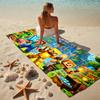 Minecraft World Stylish Digital Printing Beach Towel Quickdrying Absorbent Blanket For Beach Pool Gym Travel Christmas Gift C922356