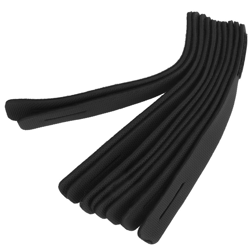 10Pcs Set Fishing Rod Tie Strap AntiSlip Pole Fixing Band Rod Wrap Holder Accessory