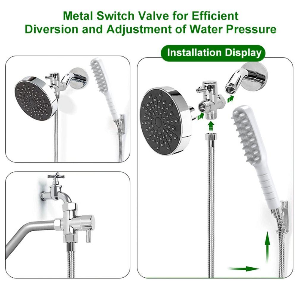 High Pressure Dog Shower Attachment One-Button Switch Universal Dog Washing Hose Multi-functional Pet Shower Sprayer