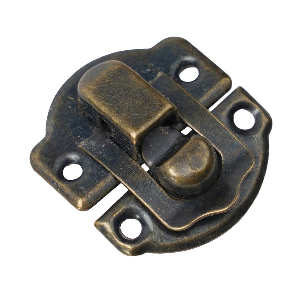 5/12set Jewelry Box Hasp Clasp Suitcase Wood Chest Cabinet Decorative Lock Latch Vintage Case Buckle Lock Decorative Hardware