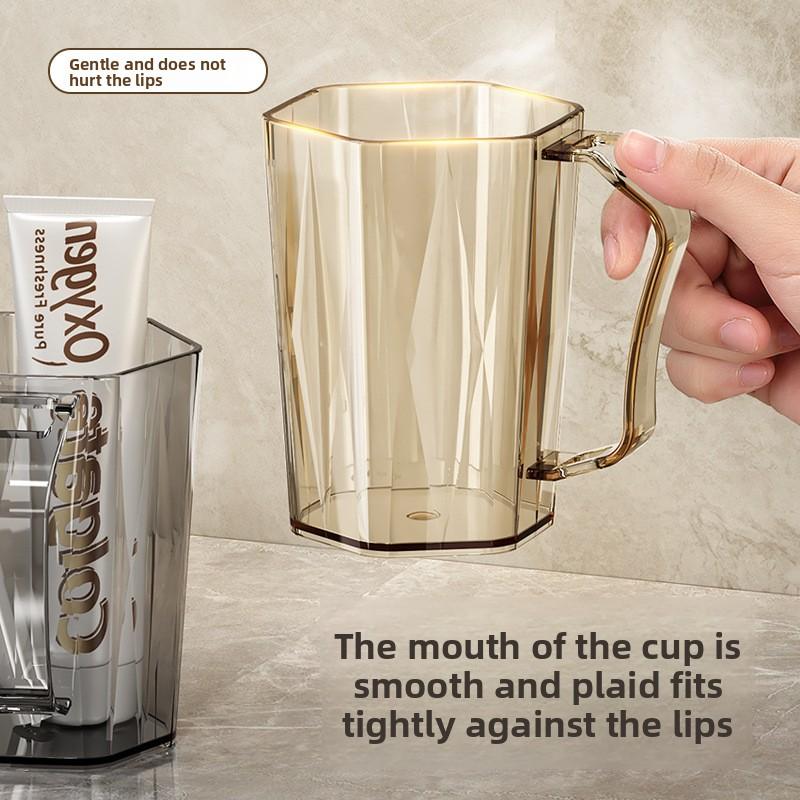 Toilet Mouthwash Cup, Toothbrush Cup, Household Multi-functional Wash Basin, Transparent Tooth Cup, Tooth Care Set Cup