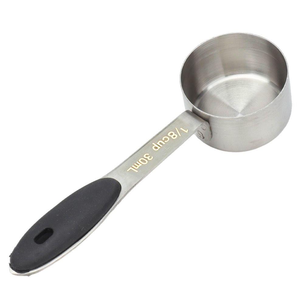 30ml Capacity Coffee Measuring Scoop Comfortable Handle Stainless Steel Tablespoon For Coffee