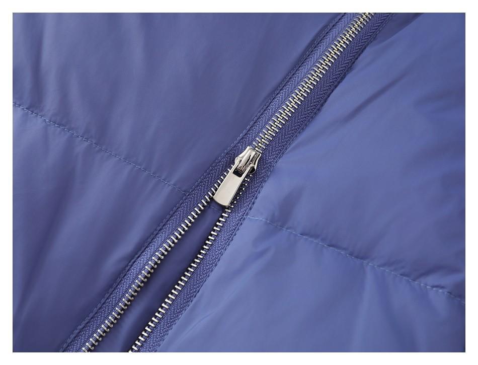 Forn3 Men's Trendy Designer Winter Down Jacket with Oblique Zipper and 90% Down Filling - Loose Fit N1790