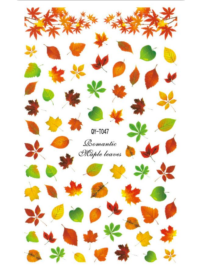 3D Waterproof Self-Adhesive Flower Nail Stickers: Spring Peach, Rose, Cherry Blossom Decals