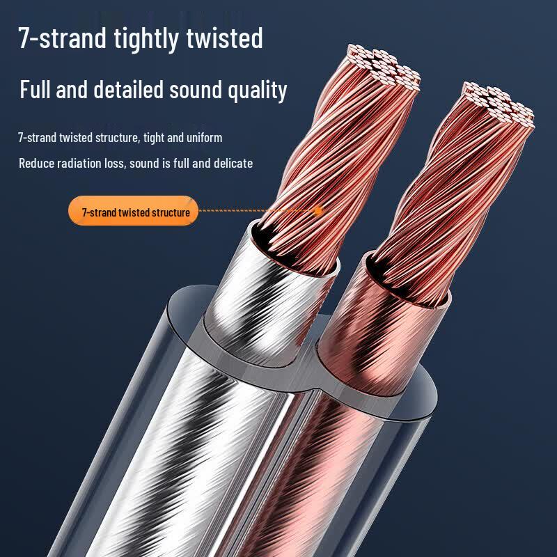 BIAZE Audiophile Pure Copper Speaker Cable