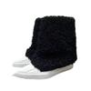 Fur Snow Ankle Boots Women Pointed Toe Flats Designer Warm Shoes Woman 2024 Trend Winter Sneakers Plush Mototrcycle Botas Mujer