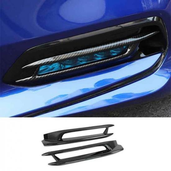 For Honda Accord 10th 2018- ABS Carbon Fiber Front Fog Light Lamp Cover Trim
