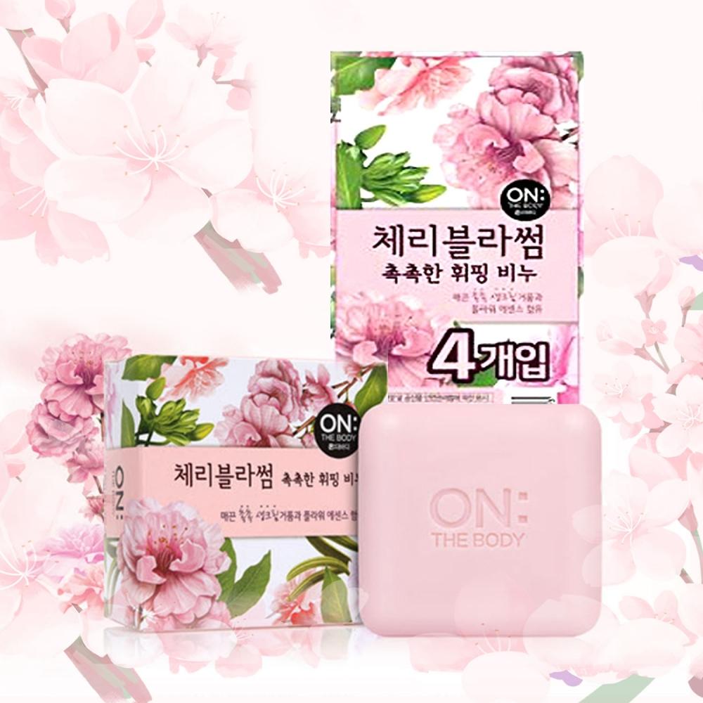 

Влажное мыло для тела Вишня 90г 4шт.