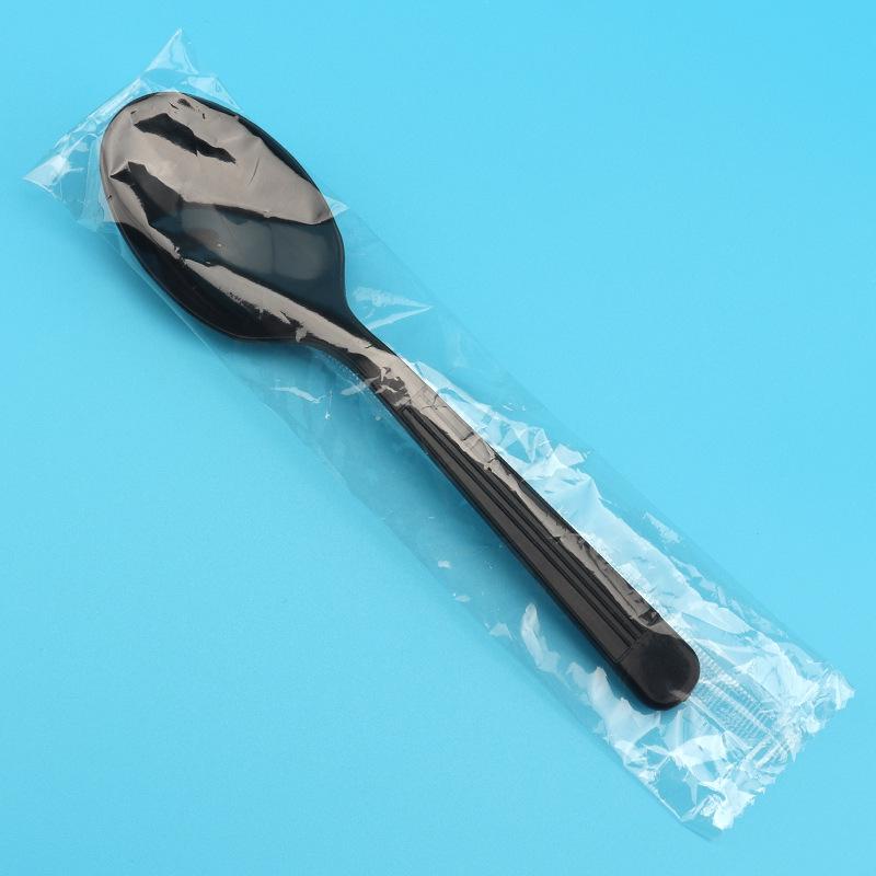 Individually Wrapped Disposable Cutlery Set: Spoon, Knife, Fork for Western Meals and Fast Food