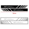 UHNPV1 TFLGX1 2PCS Car Side Rearview Mirror Body Decoration Sticker Decal Styling For Alfa Romeo TZ3 Sportiva Stelvio 147 156 Auto Accessories