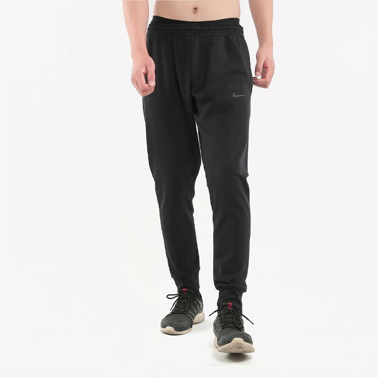 Nike Knit Breathable Joggers With Drawstring Men Bottoms Black BV4453-010
