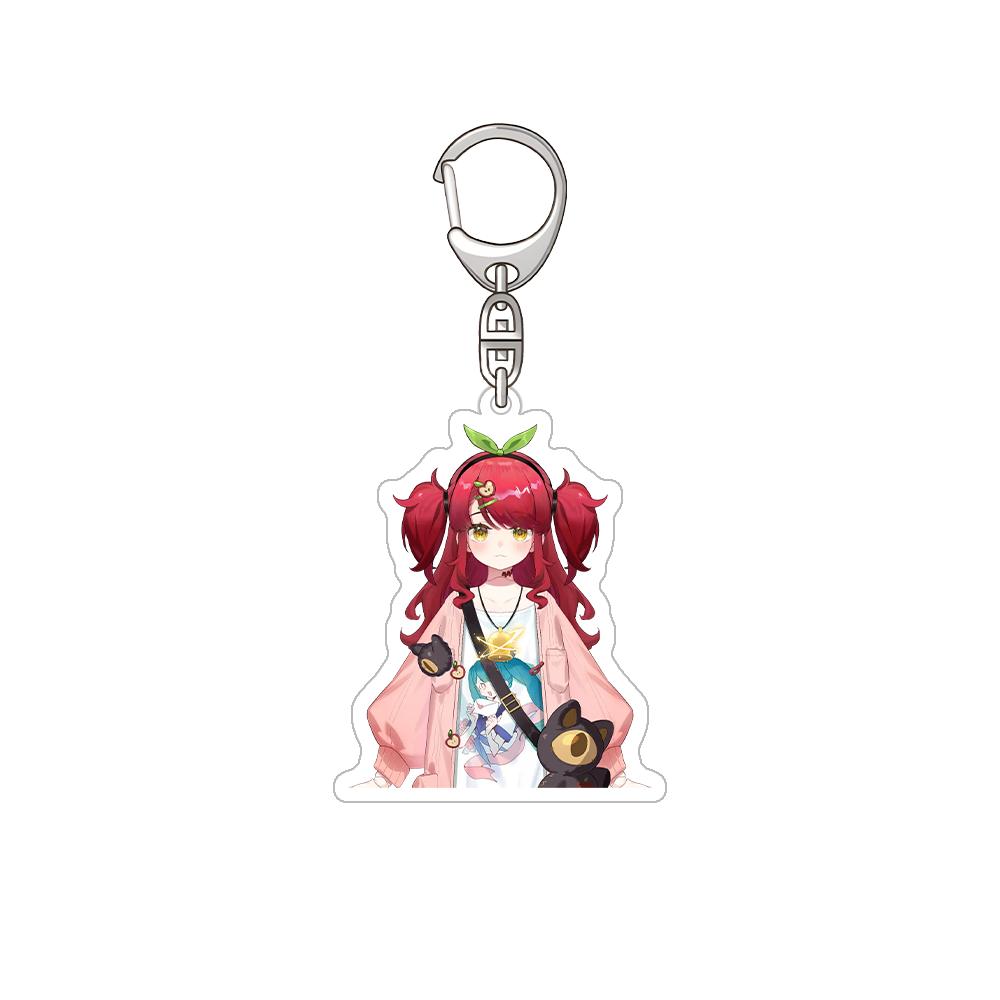 Nijisanji Aza Michiya Kouichi Inochi Urushiha Hunger Mikoto Miki Kioi Kima Tabbiito HD Acrylic Keychain Bag pendant anime goods