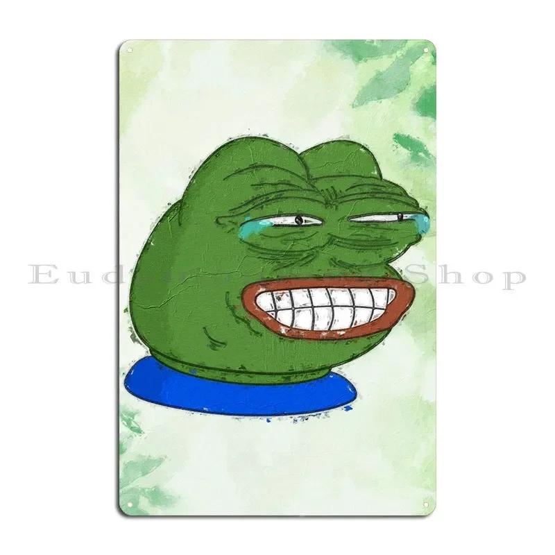 Pepe The Frog Metal Sign Poster Wall Mural Pub Party Printing Club Tin Sign Poster