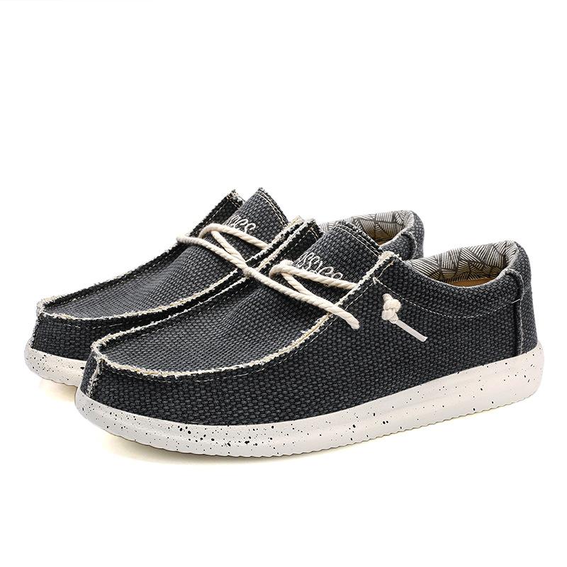 Scarpe Estive da Uomo in Tela Sneakers di Jeans Scarpe da Uomo in Tela Mocassini Traspiranti Scarpe Vulcanizzate Scarpe da Ginnastica da Uomo Taglia Grande 48