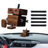 Shaking Wooden Man Figurine Shaking Feet Wooden Man Action Figure Auto Motion-Activated Ornament Cute Playful Decor for Living