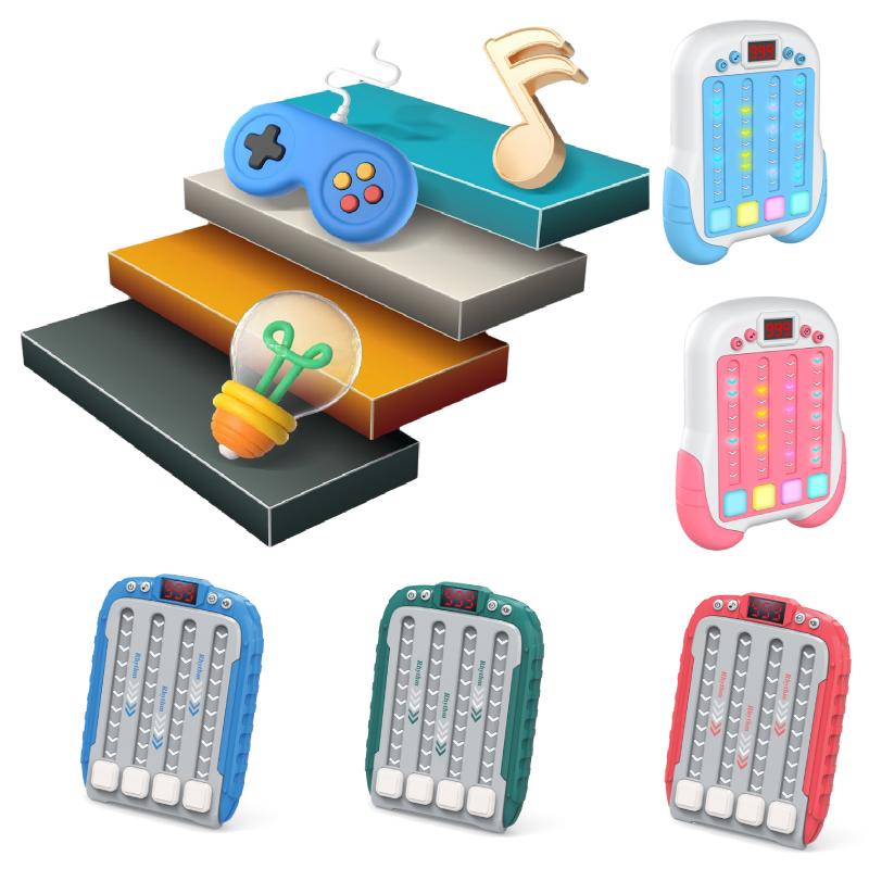 Game Machine Rhythm Colorful Music Dancing Toy Interactive Stress Relief Toy