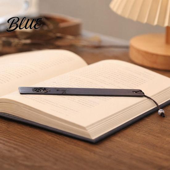 Elegant Book Accessory Spring Window Cutout Bookmark Rosewood Redwood Page Marker