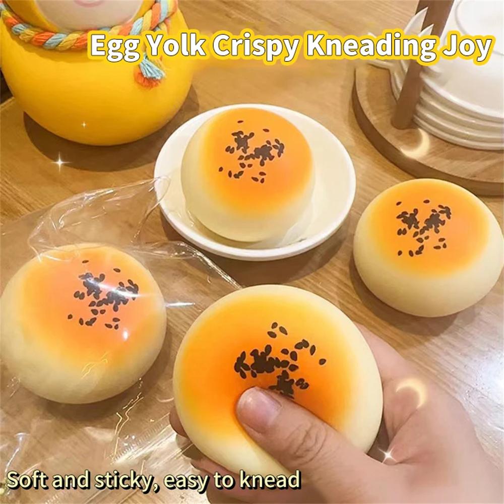 Soft Simulation Steamed Bun Slow Rebound Decompression Vent Toy Anxiety Party Toy Soft Favor Reduce Slow Rising Toy