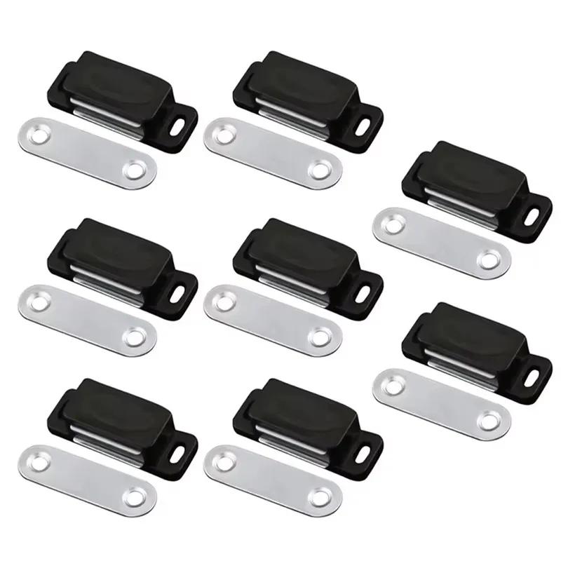 4/8pcs Cabinet Magnetic Door Suction, Door Magnetic Lock, Cabinet Wardrobe Door Closer, Hardware Accessories