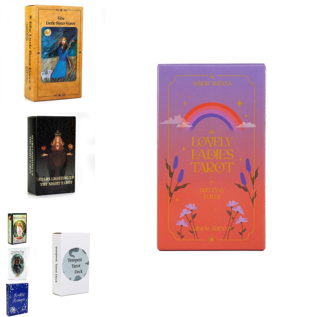 Nueva Edición Cartas de Tarot en Inglés Oráculo para Adivinación y Adivinación
