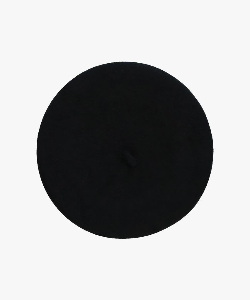 PINK PINEAPPLE Wool Beret_Black