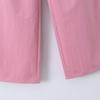 European and American French women's clothing fashion versatile mid-waist straight casual trousers 6113901637