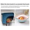 Sink Basket Triangular Draining Sink Rack Suction Cup Plastic Kitchen