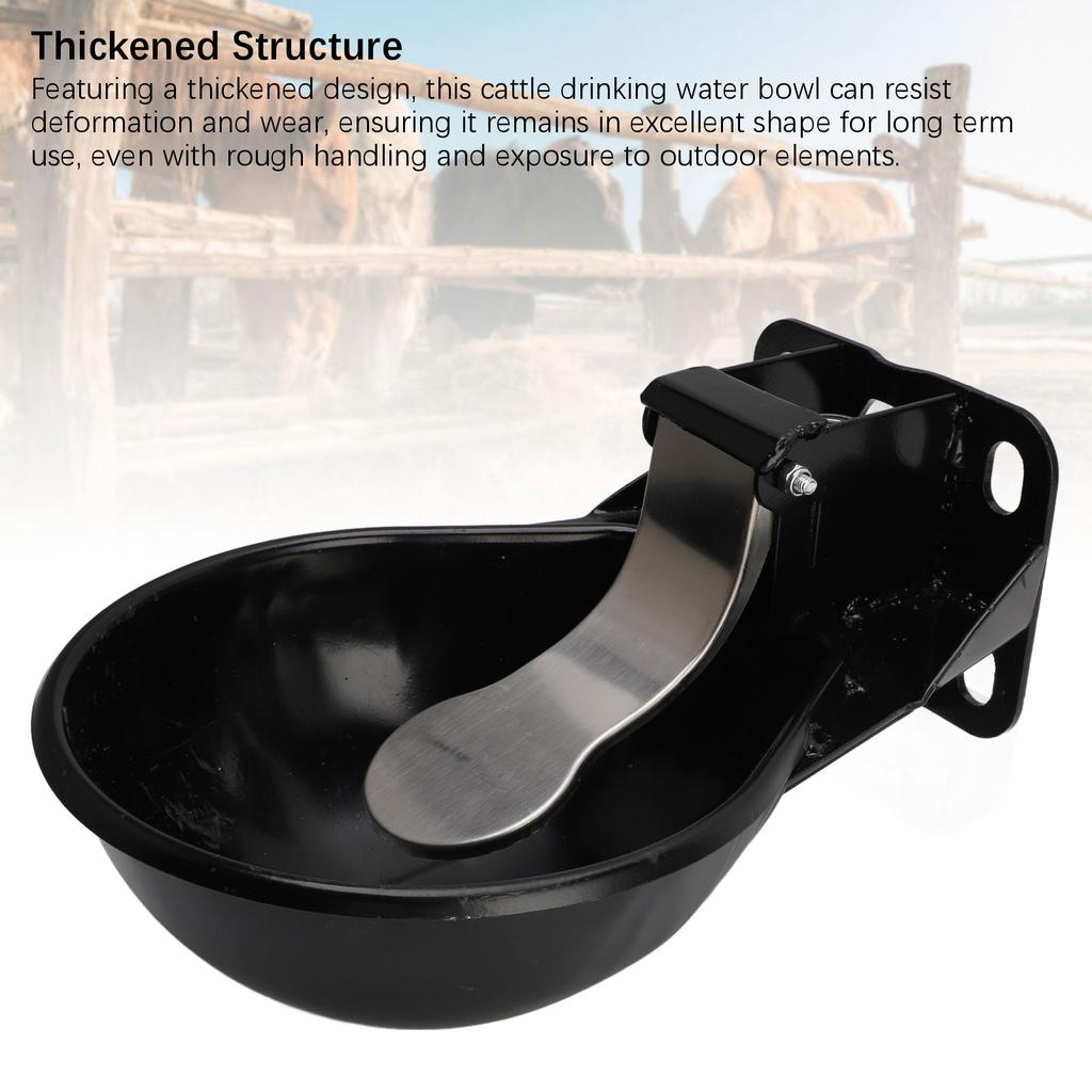 Automatic Livestock Waterer Bowl Stainless Steel Aluminium Alloy Cattle Horse Water Trough Bowl Water Dispenser for Sheep