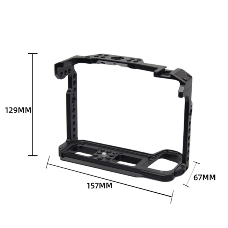 Camera Cage with 1/4 3/8 Holes For S1H S1R SLR Camera Extension For Microphones Lighting Gear Attachment