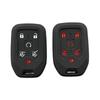 Silicone Car Key Cover Case For Chevrolet Camaro 2015 2016 GMC Yukon Suburban Tahoe Smart 6 Buttons Auto Accessories
