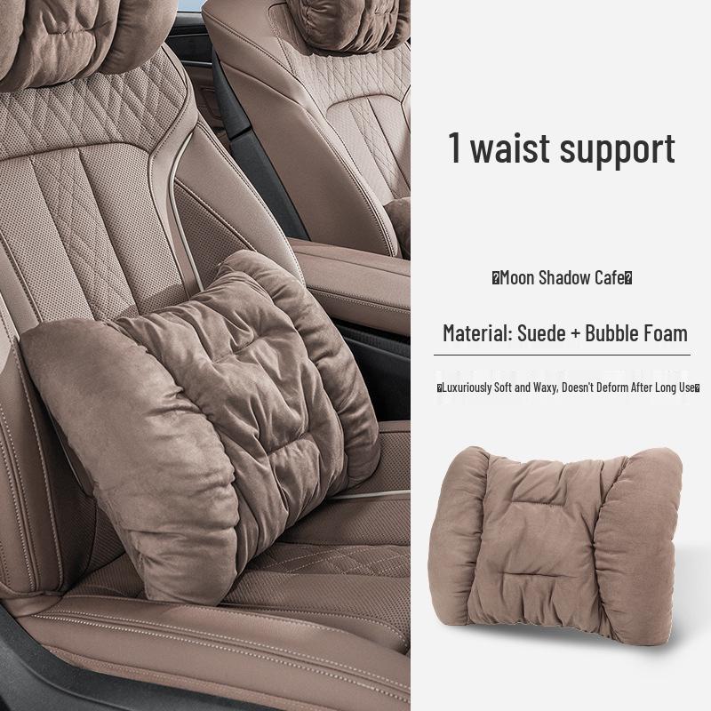 Compatible with Adita 12 Car-Specific: Headrest, Lumbar, and Neck Support Pillows