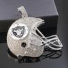 Las Vegas Raiders Footballhelm Legierung Anhänger
