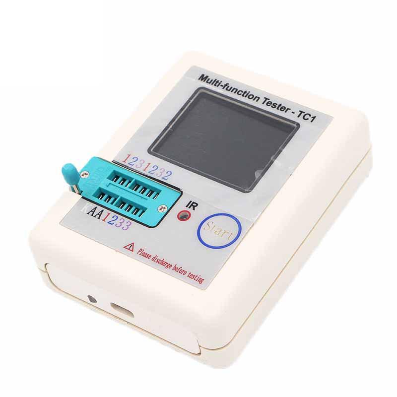 TC1 Multimeter TFT LCD Screen Transistor Tester with High Precision for Diode Triode MOSFET Auto Detection Electronic Workshop Use