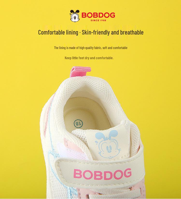 Bobodou Unisex Baby Shoes, Breathable Mesh, Anti-Slip, Pre-Walking for 1-3 Year Olds.