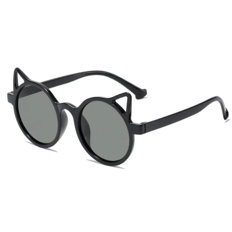 2025 Little Cat Shaped Sunglasses Outdoor Cute Sun Protection Beach Boys Girls Sun Glasses Shades Eyewear UV400 Oculos