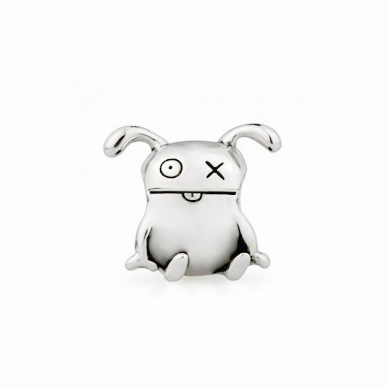 Copper Plated Cz Herocross Cartoon Rabbit Charm Family Mother Beads Stopper Fit Original European Bracelet Jewelry