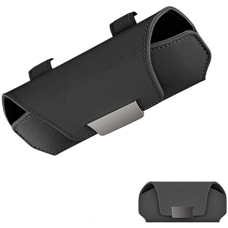 Eyewear Organizer for Car with Magnetic Closure Suede Glasses Case Sun Visor Holder for Sunglasses and Small Items