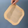 50pcs Air Fryer Paper Disposable Paper Parchment Wood Pulp Steamer Cheesecake Airfryer Tray Baking Paper bandeja freidora aire