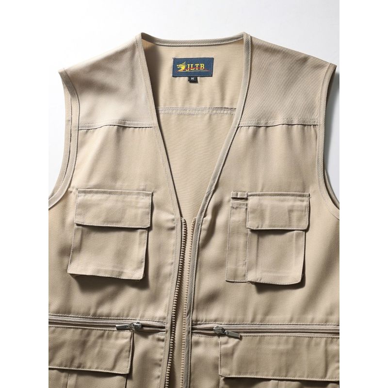 Fishing Vest Men's Lian Hang Outdoor Hiking Function Lure Multi-Functional Tactical Vest Men Parka Photography Vest