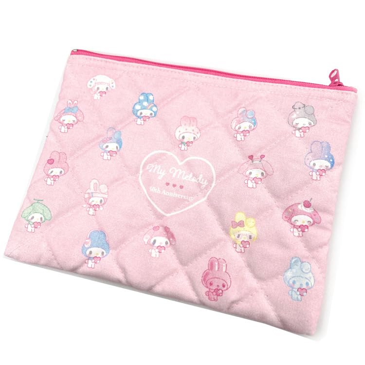 Kolekcja pikowanych saszetek My Melody na 50. rocznicę w stylu girly pop z motywem serca