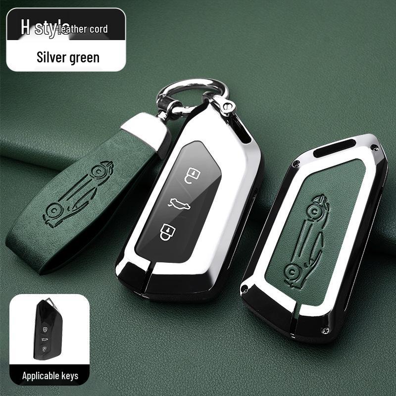 Metal Key Shell for Volkswagen Models: New Sagitar, Lavida Plus, Tayron, Tuon, Tiguan L, Bora, Magotan