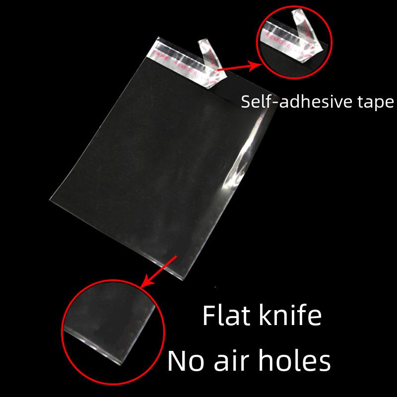 Transparent OPP Self-Adhesive Bag – 9x17 Cm for 5-Inch Photos and Cards