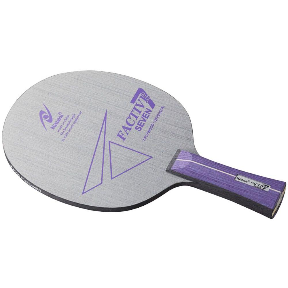 Used Nittaku Table Tennis FACTIVE7 Flare FACTIVE7 FL Attack Shake Racket Shake Hand High Reaction Edge Guard Club Activities Practice Training